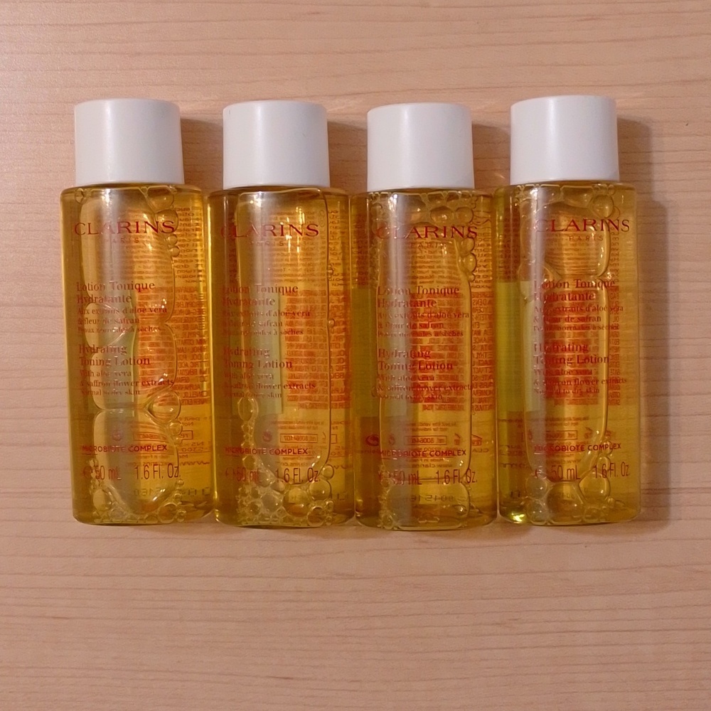 Clarins Hydrating Toning Lotion Toner 4 x 50 ml